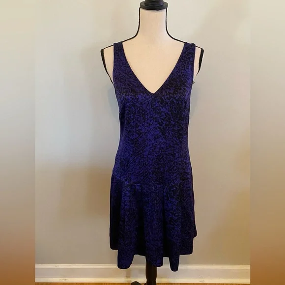open lace back dress Rebecca Taylor